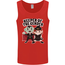 New Baby Gender Witch or Vampire Pregnancy Mens Vest Tank Top Red