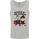 New Baby Gender Witch or Vampire Pregnancy Mens Vest Tank Top Sports Grey