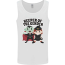 New Baby Gender Witch or Vampire Pregnancy Mens Vest Tank Top White