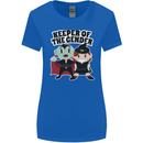 New Baby Gender Witch or Vampire Pregnancy Womens Wider Cut T-Shirt Royal Blue