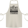 No Food Without Farmers Farming Cotton Apron 100% Organic Natural