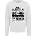 No Food Without Farmers Farming Kids Sweatshirt Jumper White