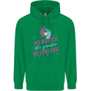 No Matter the Gender New Baby Pregnancy Pregnant Childrens Kids Hoodie Irish Green
