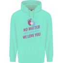 No Matter the Gender New Baby Pregnancy Pregnant Childrens Kids Hoodie Peppermint