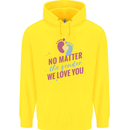 No Matter the Gender New Baby Pregnancy Pregnant Childrens Kids Hoodie Yellow