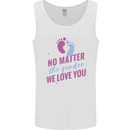 No Matter the Gender New Baby Pregnancy Pregnant Mens Vest Tank Top White