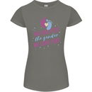 No Matter the Gender New Baby Pregnancy Pregnant Womens Petite Cut T-Shirt Charcoal