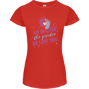 No Matter the Gender New Baby Pregnancy Pregnant Womens Petite Cut T-Shirt Red