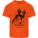Noctiphobia Phobia of Night Halloween Mens Cotton T-Shirt Tee Top Orange