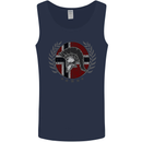 Norway Bodybuilding Flag Gym Training Spartan Mens Vest Tank Top Navy Blue