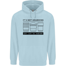 Not Hoarding Photography Photographer Camera Childrens Kids Hoodie Light Blue