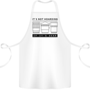 Not Hoarding Photography Photographer Camera Cotton Apron 100% Organic White
