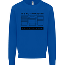 Not Hoarding Photography Photographer Camera Kids Sweatshirt Jumper Royal Blue