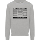 Not Hoarding Photography Photographer Camera Kids Sweatshirt Jumper Sports Grey