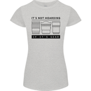 Not Hoarding Photography Photographer Camera Womens Petite Cut T-Shirt Sports Grey