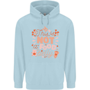 Not a Food Belly New Baby Pregnancy Pregnant Mens 80% Cotton Hoodie Light Blue