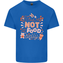 Not a Food Belly New Baby Pregnancy Pregnant Mens Cotton T-Shirt Tee Top Royal Blue