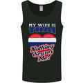 Nothing Scares Me My Wife is Thai Thailand Mens Vest Tank Top Black