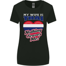 Nothing Scares Me My Wife is Thai Thailand Womens Wider Cut T-Shirt Black
