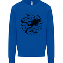 Ocean Scuba Diving Diver Mens Sweatshirt Jumper Royal Blue