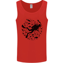 Ocean Scuba Diving Diver Mens Vest Tank Top Red
