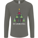 Oh Chemistry Funny Christmas Science Xmas Mens Long Sleeve T-Shirt Charcoal