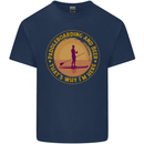 Paddle Boarding & Beer Funny Paddleboard Alcohol Mens Cotton T-Shirt Tee Top Navy Blue