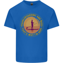 Paddle Boarding & Beer Funny Paddleboard Alcohol Mens Cotton T-Shirt Tee Top Royal Blue