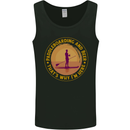 Paddle Boarding & Beer Funny Paddleboard Alcohol Mens Vest Tank Top Black