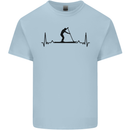 Paddleboarding ECG Paddleboard Pulse Kids T-Shirt Childrens Light Blue