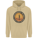 Paddleboarding & Beer Funny Paddleboard Mens 80% Cotton Hoodie Sand