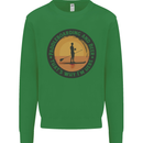 Paddleboarding & Beer Funny Paddleboard Mens Sweatshirt Jumper Irish Green