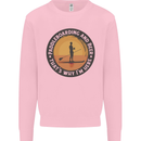 Paddleboarding & Beer Funny Paddleboard Mens Sweatshirt Jumper Light Pink