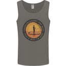 Paddleboarding & Beer Funny Paddleboard Mens Vest Tank Top Charcoal