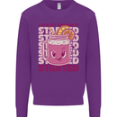 Party Started Alcohol Beer Hen Doo Stag Do Kids Sweatshirt Jumper Purple