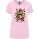Pew Pew Bananafakas Bananas Monkey Womens Wider Cut T-Shirt Light Pink