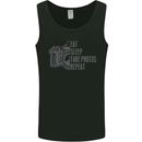 Photography Eat Sleep Photos Photographer Mens Vest Tank Top Black