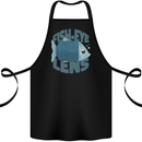 Photography Funny Fisheye Lens Photographer Cotton Apron 100% Organic Black