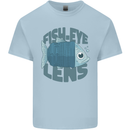 Photography Funny Fisheye Lens Photographer Kids T-Shirt Childrens Light Blue