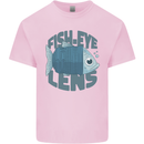 Photography Funny Fisheye Lens Photographer Kids T-Shirt Childrens Light Pink