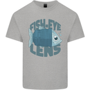 Photography Funny Fisheye Lens Photographer Kids T-Shirt Childrens Sports Grey
