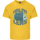 Photography Funny Fisheye Lens Photographer Kids T-Shirt Childrens Yellow