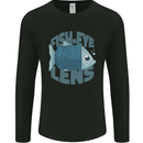 Photography Funny Fisheye Lens Photographer Mens Long Sleeve T-Shirt Black
