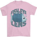 Photography Funny Fisheye Lens Photographer Mens T-Shirt 100% Cotton Light Pink