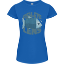Photography Funny Fisheye Lens Photographer Womens Petite Cut T-Shirt Royal Blue