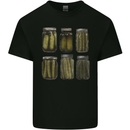 Pickle Jars Gurkins Cucumber Mens Cotton T-Shirt Tee Top Black