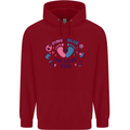 Pink or Blue New Baby Pregnancy Pregnant Childrens Kids Hoodie Red