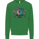 Pink or Blue New Baby Pregnancy Pregnant Mens Sweatshirt Jumper Irish Green