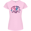 Pink or Blue New Baby Pregnancy Pregnant Womens Petite Cut T-Shirt Light Pink