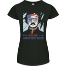 Poe Me Another Beer Funny Edgar Alcohol Womens Petite Cut T-Shirt Black